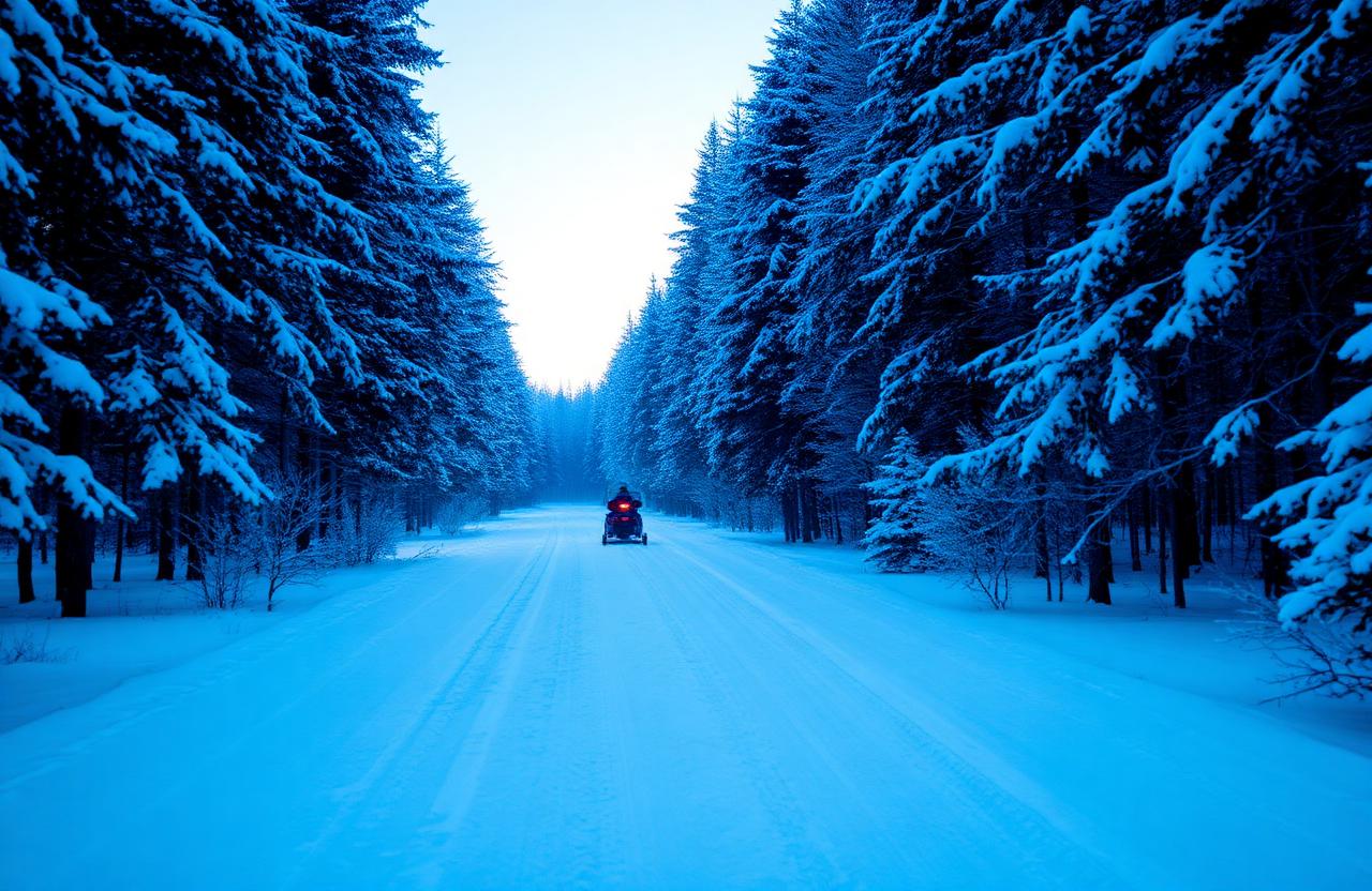 New Hampshire snowmobile trail