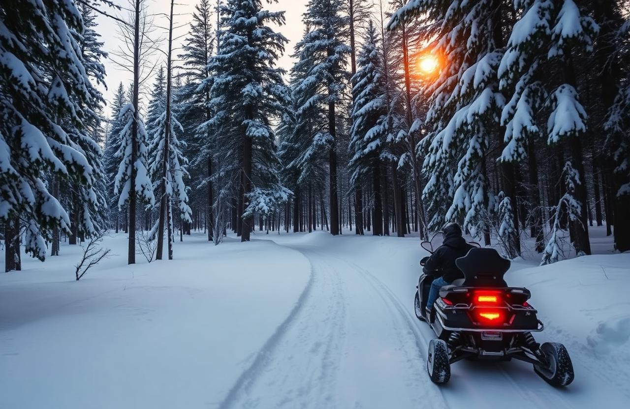 New York snowmobile trail