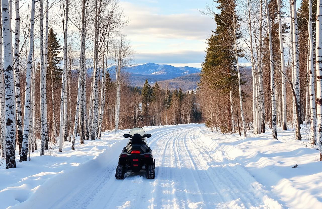 Vermont snowmobile trail